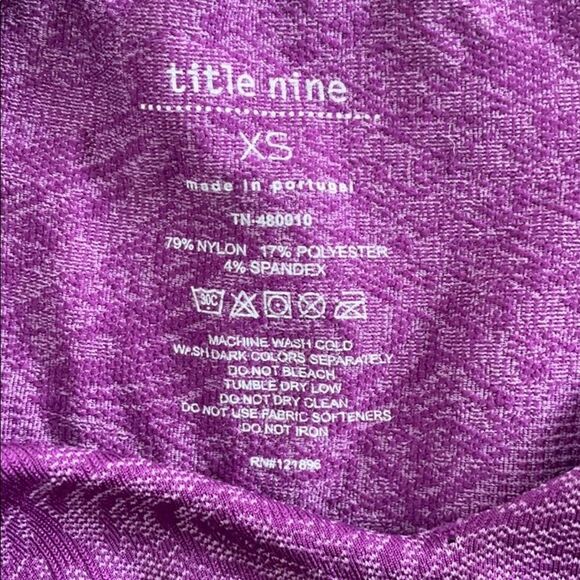 Title Nine Nylon/Spandex Athletic Top - Picture 5 of 5